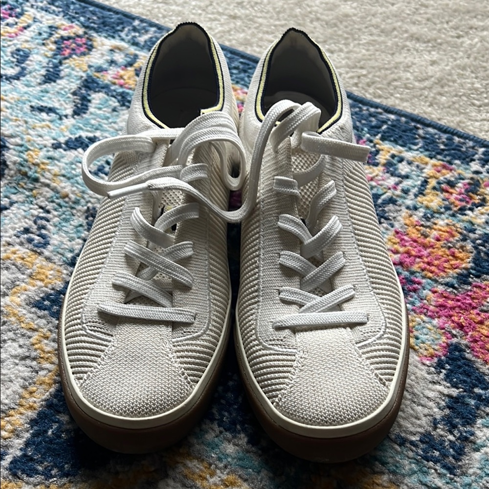 Rothy's White Knit Sneakers